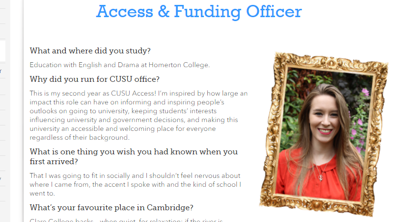 Access Officer Helena Blair.