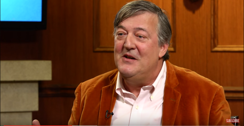Rationalism, empiricism, baseballs caps and superhero movies all came up in Fry's interview