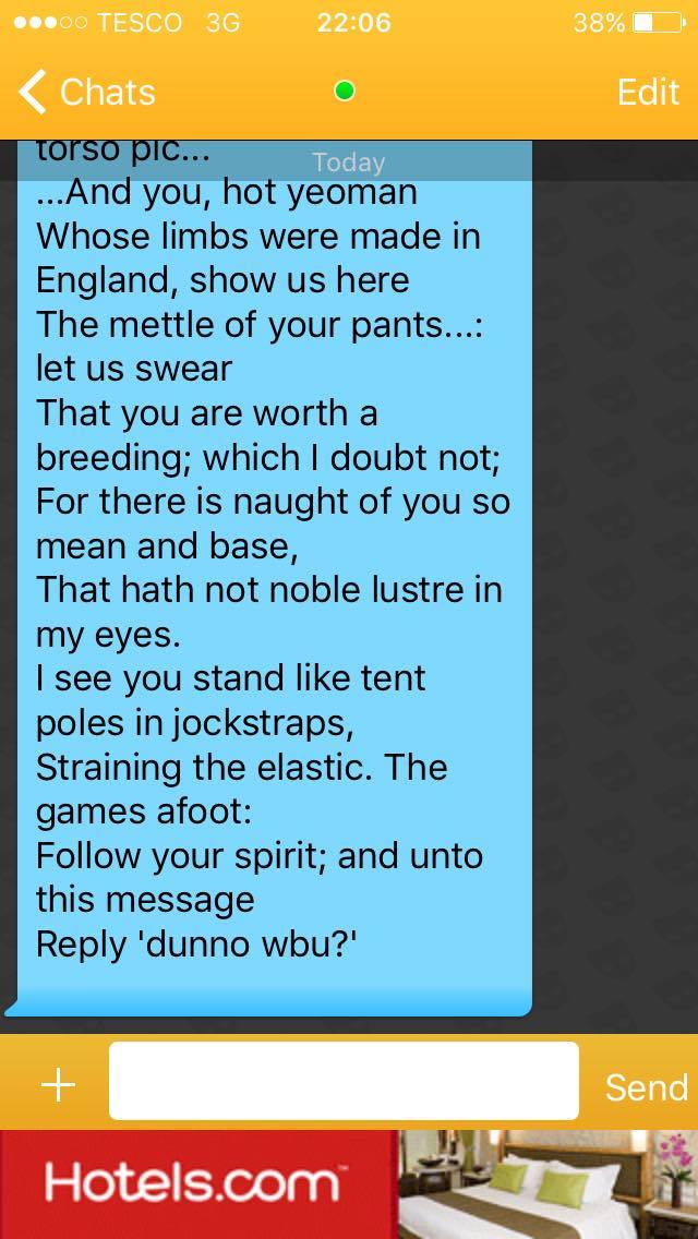 Grindr poet has ruined us all for other men