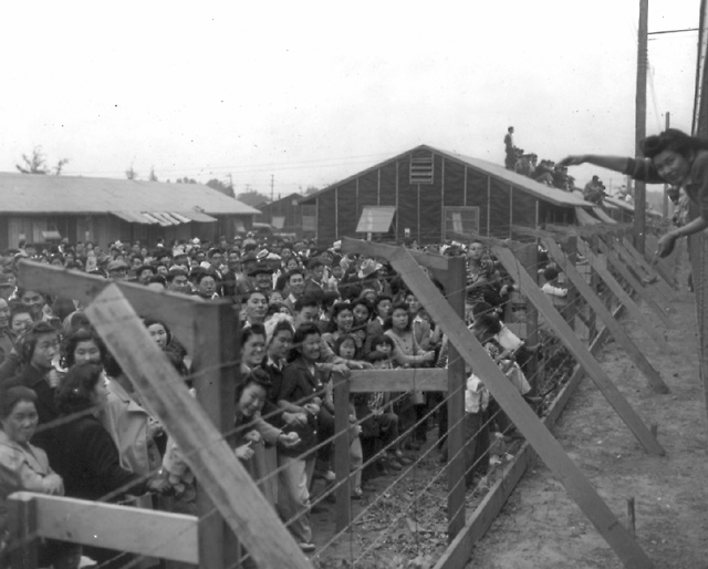 Mr Takei and his family spent the years of the war in Jerome War Relocation Centre, Arkansas (a Japanese American internment camp)