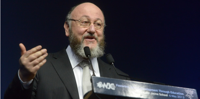 Chief Rabbi Mirvis has warned of the "villification" of Jewish students