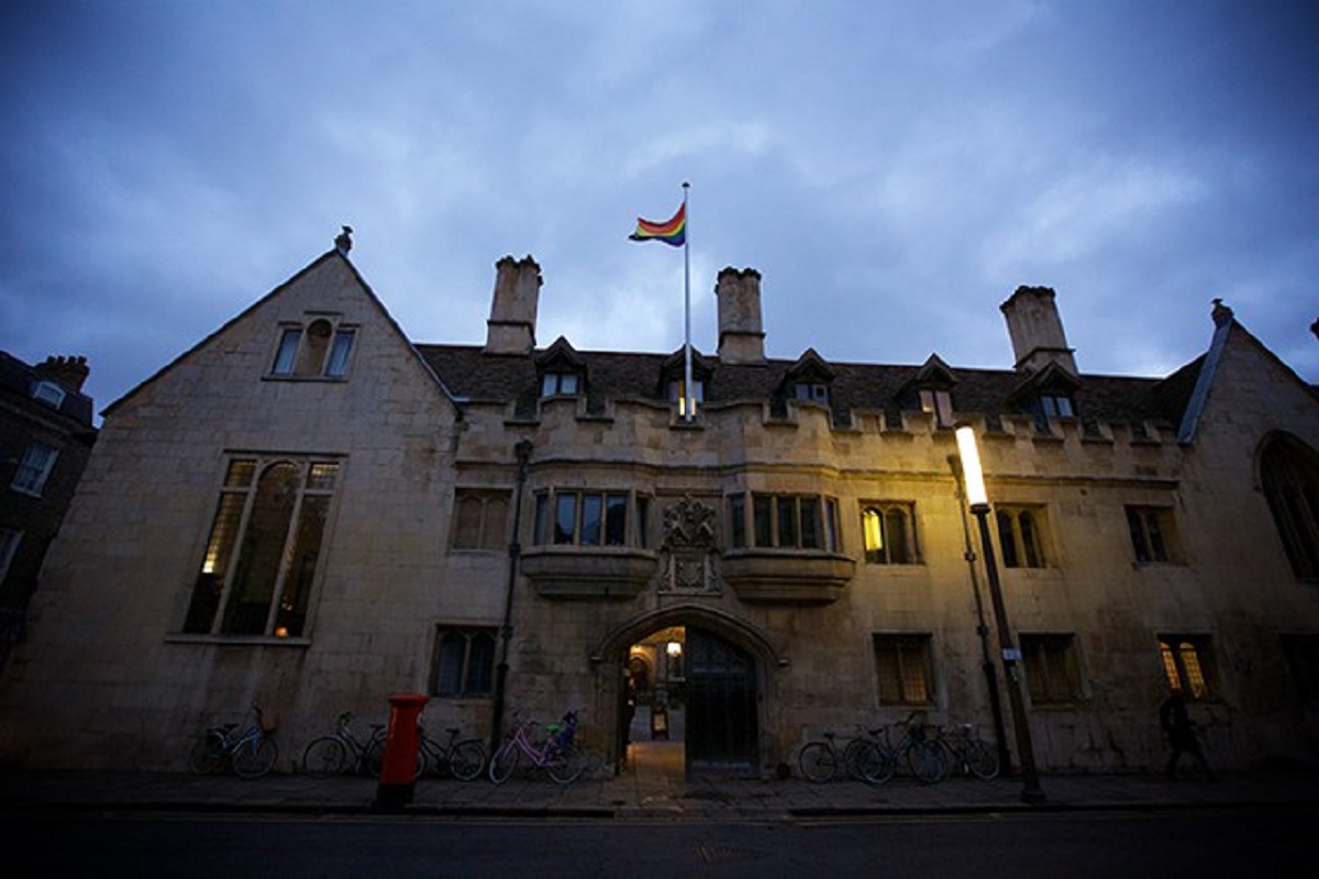 Many Cambridge colleges fly the rainbow pride flag at the start of February, LGBT History Month