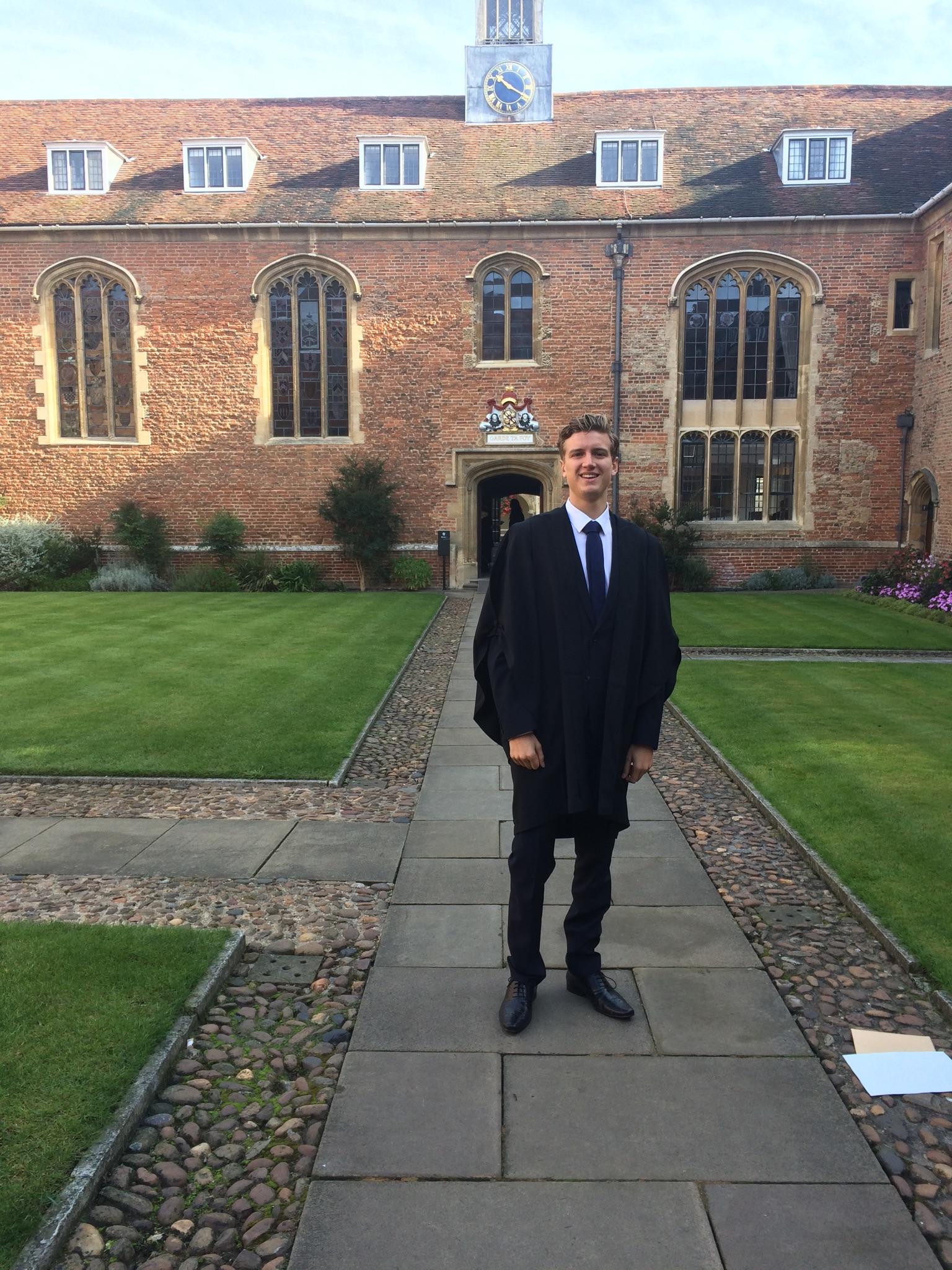'Do you know I go to Cambridge?'