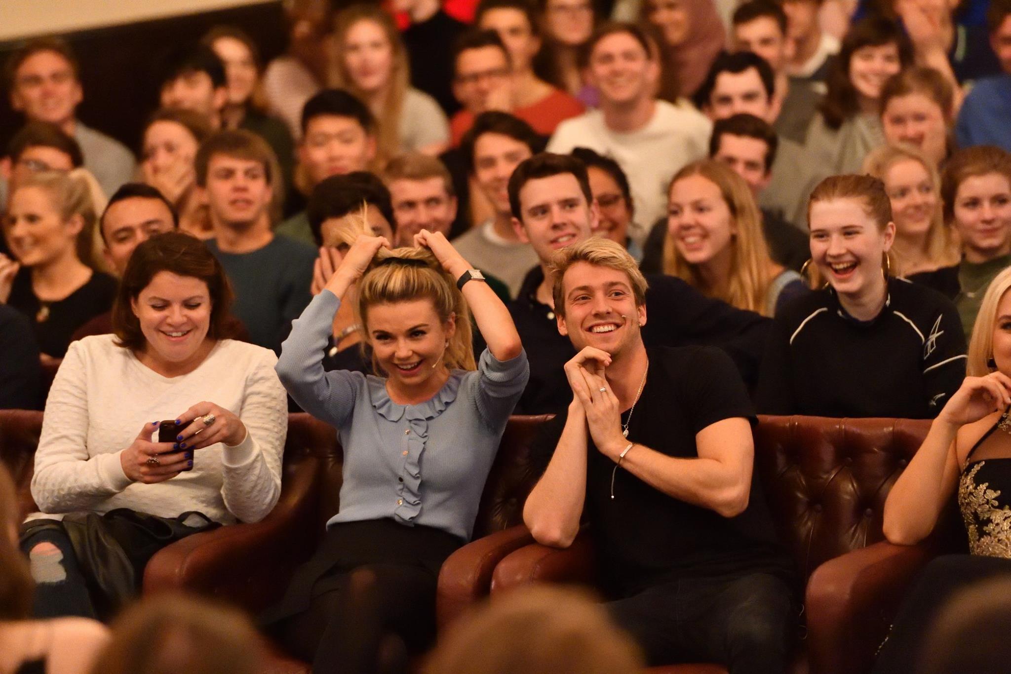 Toff with co-star, Sam Thompson. Credit: Chris Williamson/Getty Images