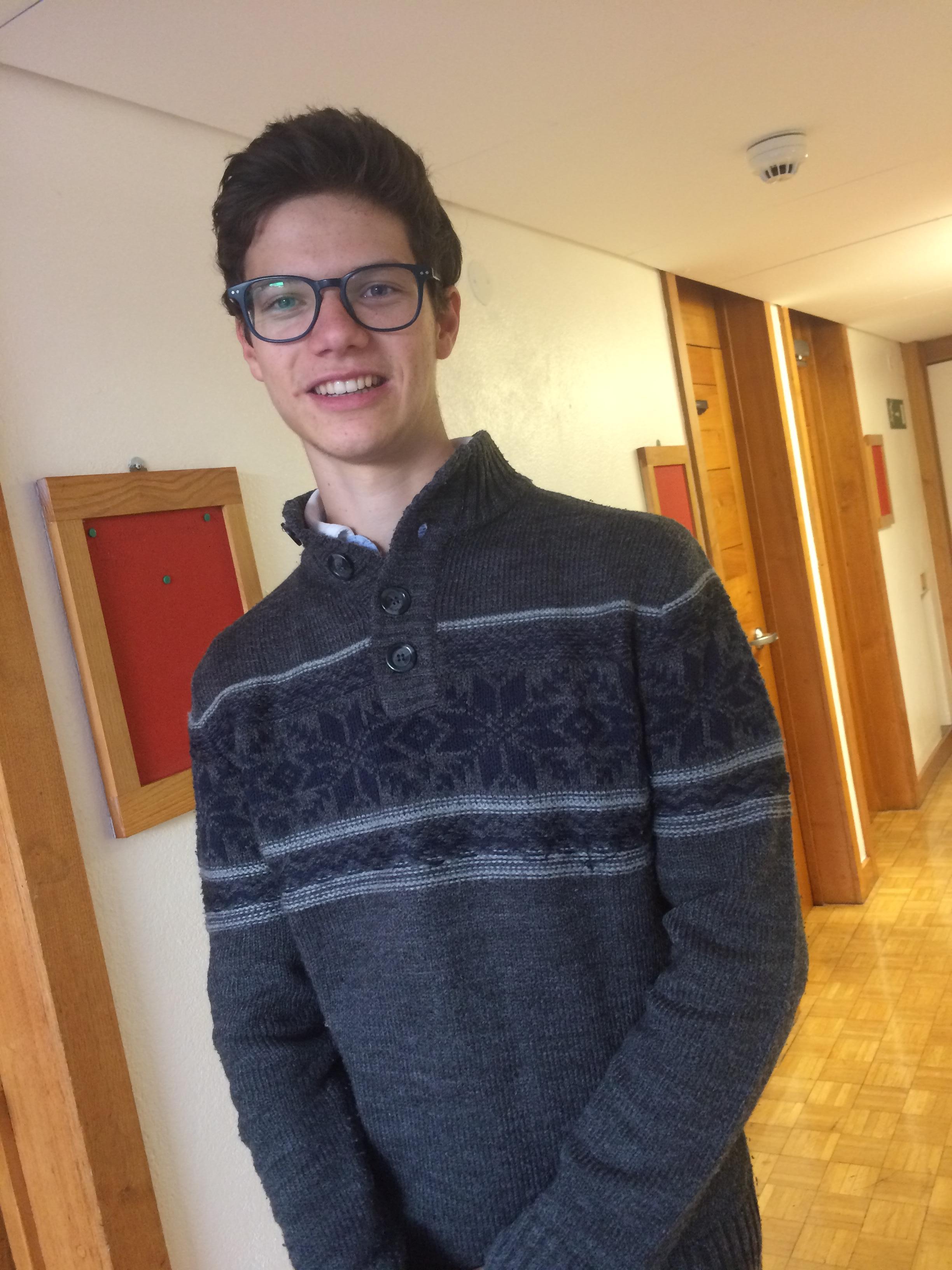 Engineers have no sense of time – this one is wearing a Christmas fleece