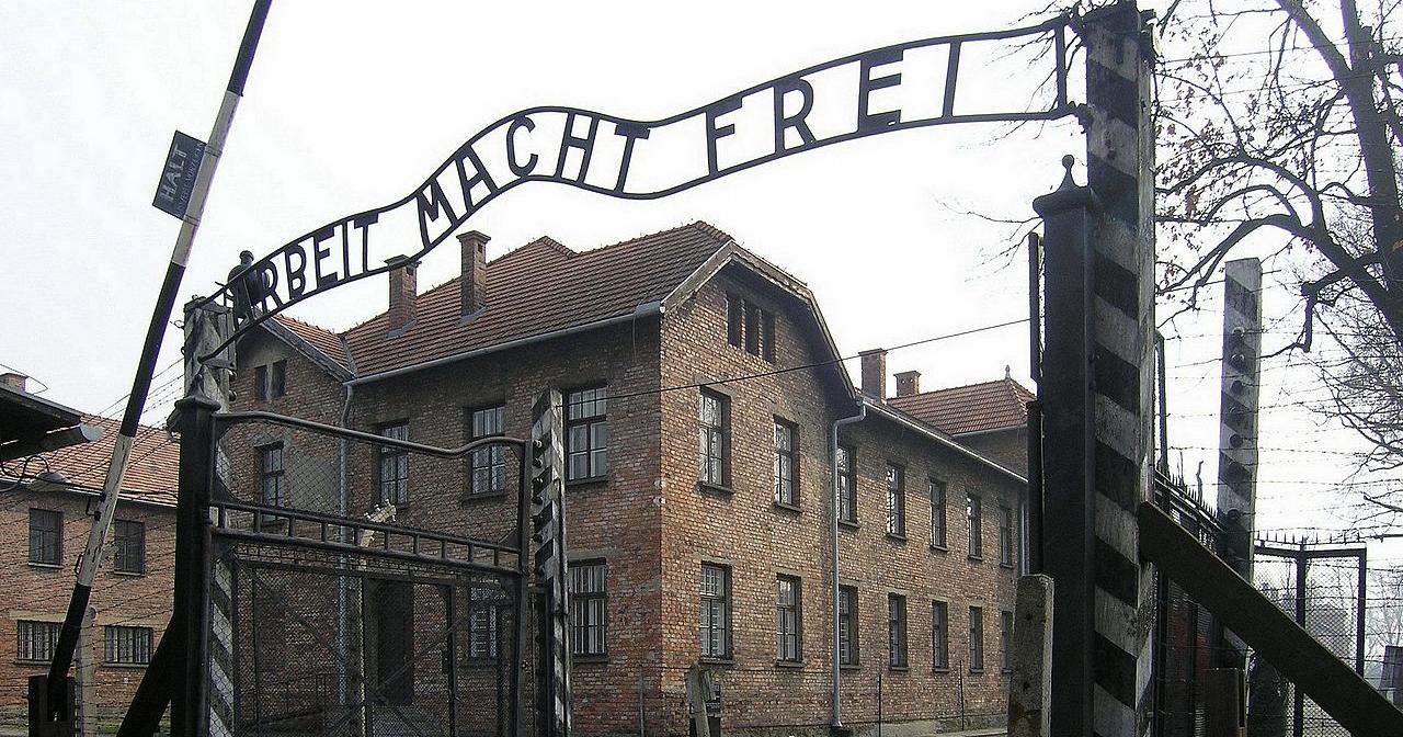 The leaflet featured an image of the infamous gateway