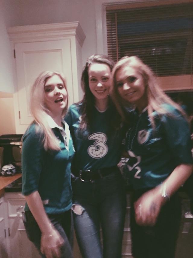 Rumour has it Caitlin only chose Queens' for its green colour scheme