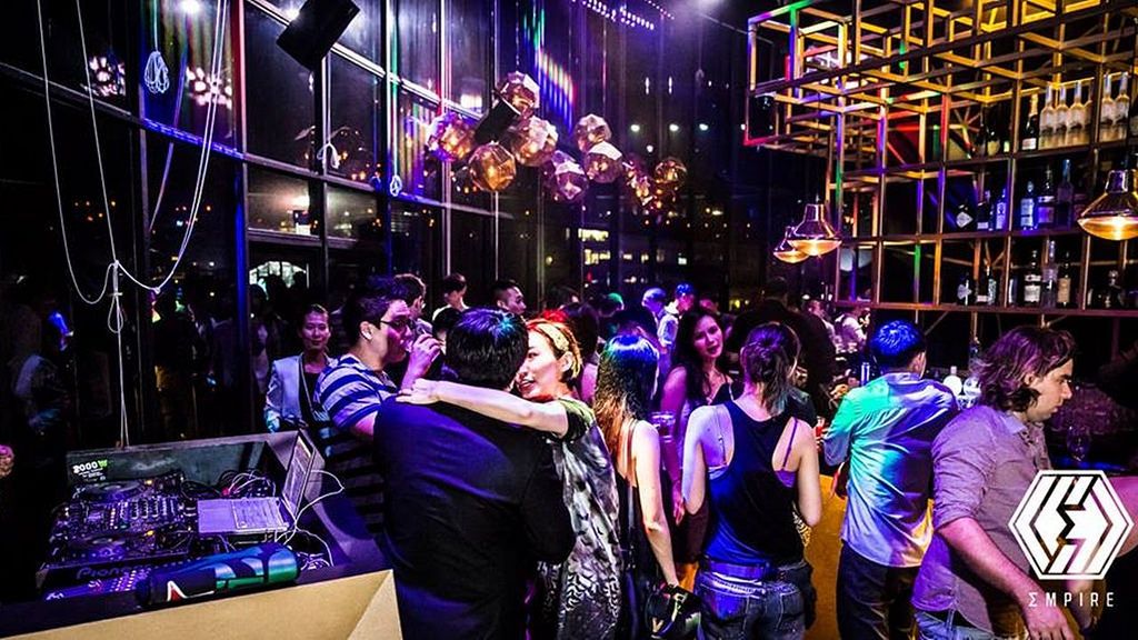 Image may contain: Pub, Bar Counter, Lighting, Liquor, Drink, Beverage, Alcohol, Night Life, Night Club, Club, Crowd, Audience, Person, People, Human