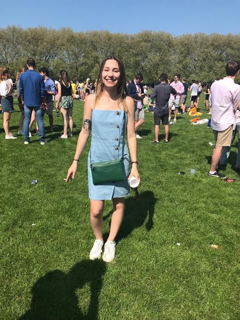 Image may contain: Crowd, Walking, Leisure Activities, Plant, Grass, Flora, Person, People, Human