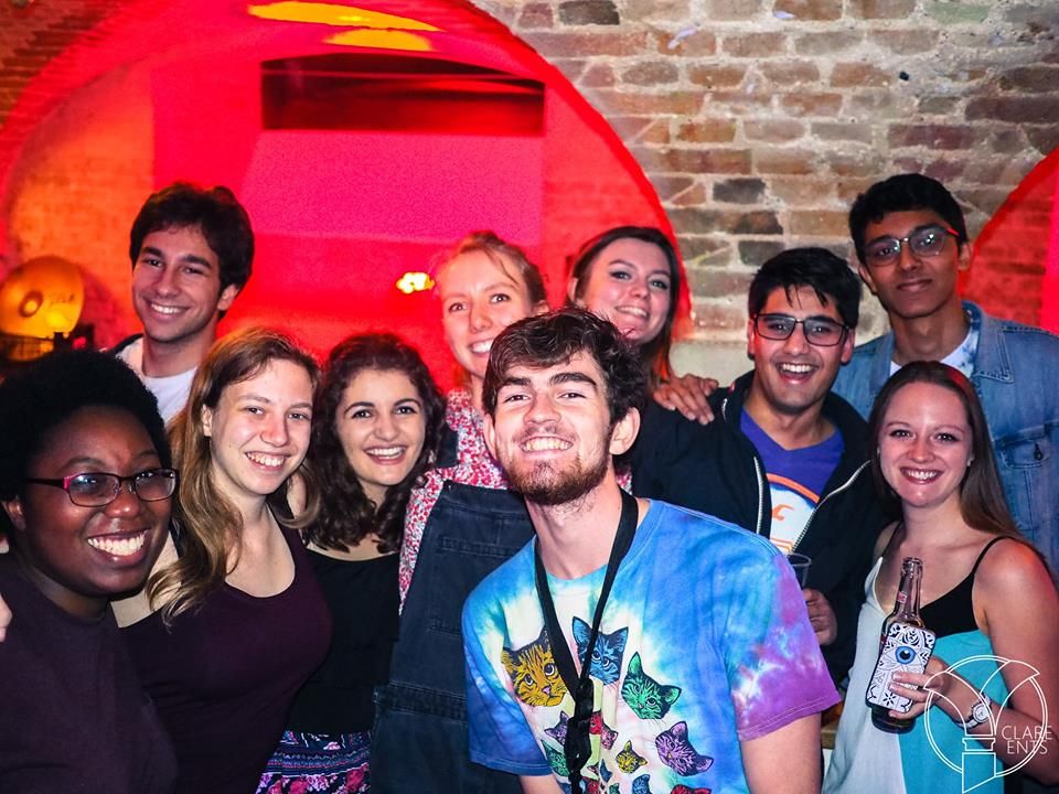 Image may contain: Crowd, Party, Smile, Portrait, Face, Person, People, Human