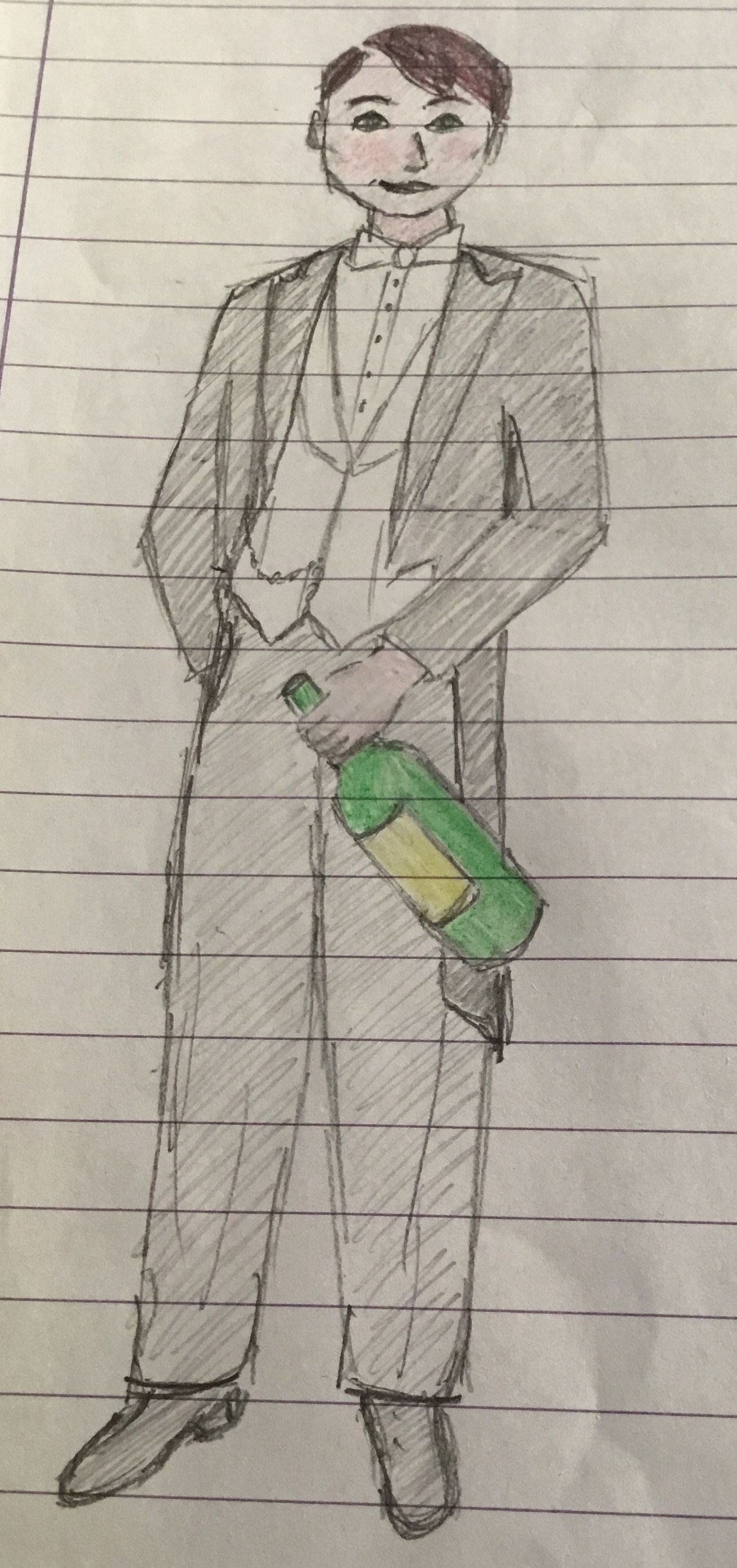 Image may contain: Animal, Bird, Sketch, Human, Drawing, Art, Person