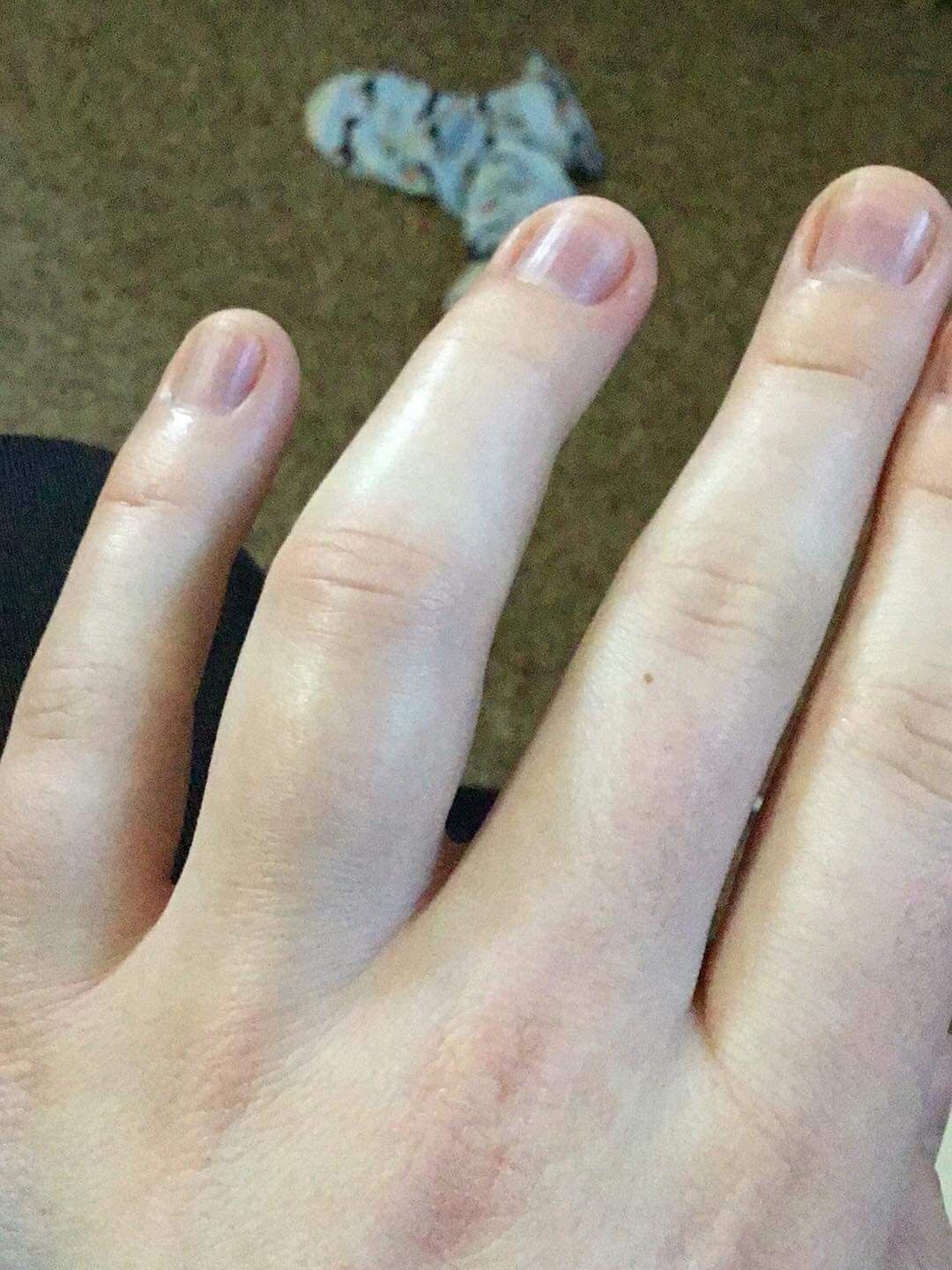Image may contain: Hand, Manicure, Nail, Person, Human