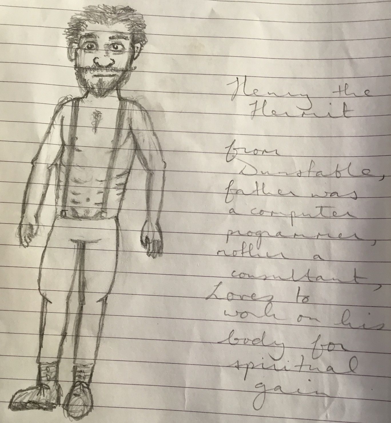 Image may contain: Handwriting, Sketch, Drawing, Person, Human, Art, Text