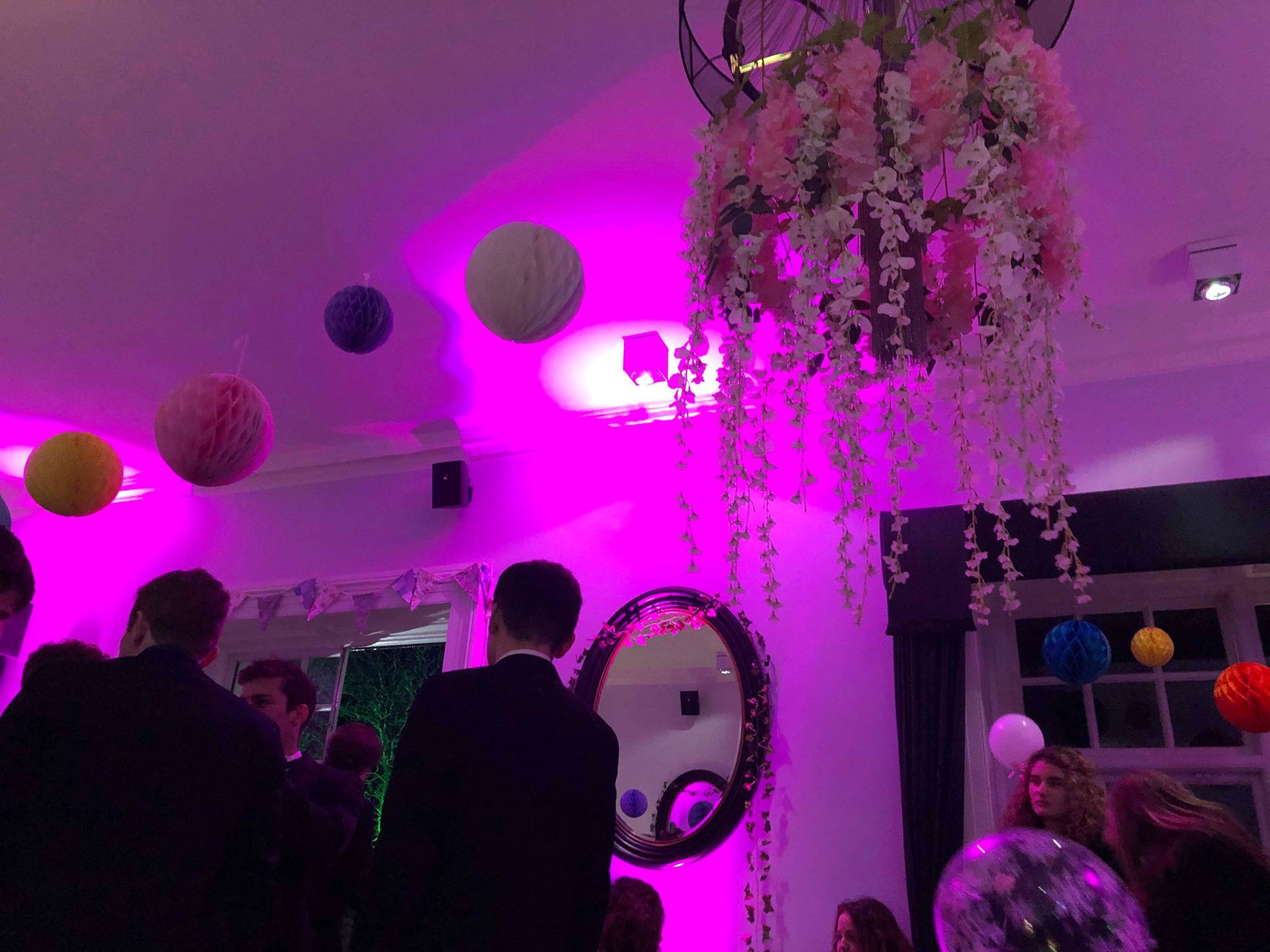 Image may contain: Indoors, Interior Design, Night Club, Club, Purple, Human, Person