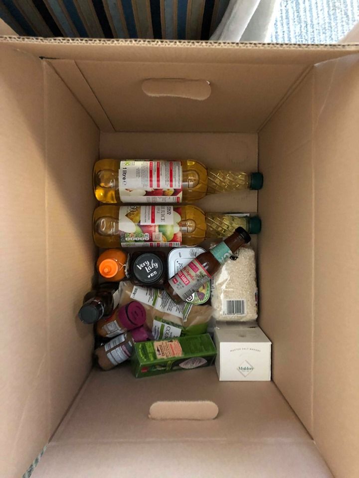 Image may contain: Aluminium, Food, Can, Tin, Canned Goods, Furniture, Box, Text, Label