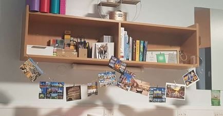 Image may contain: Bookcase, Collage, Shelf, Furniture, Advertisement, Poster