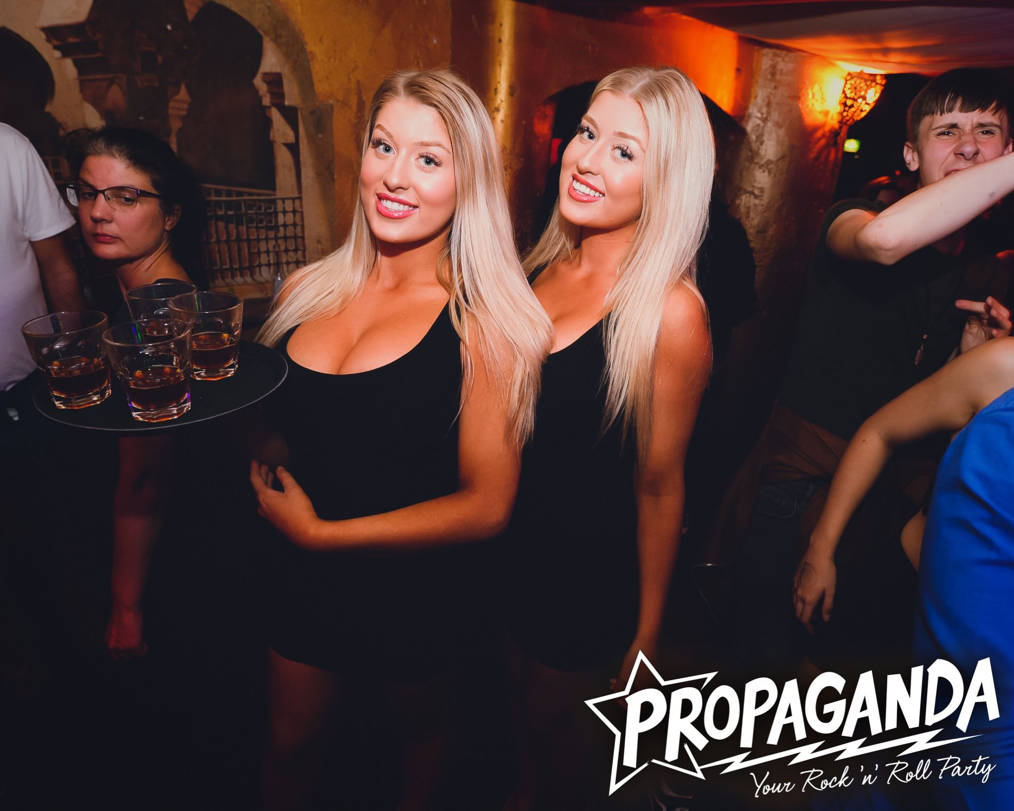 Image may contain: Night Life, Party, Glass, Night Club, Club, Human, Person