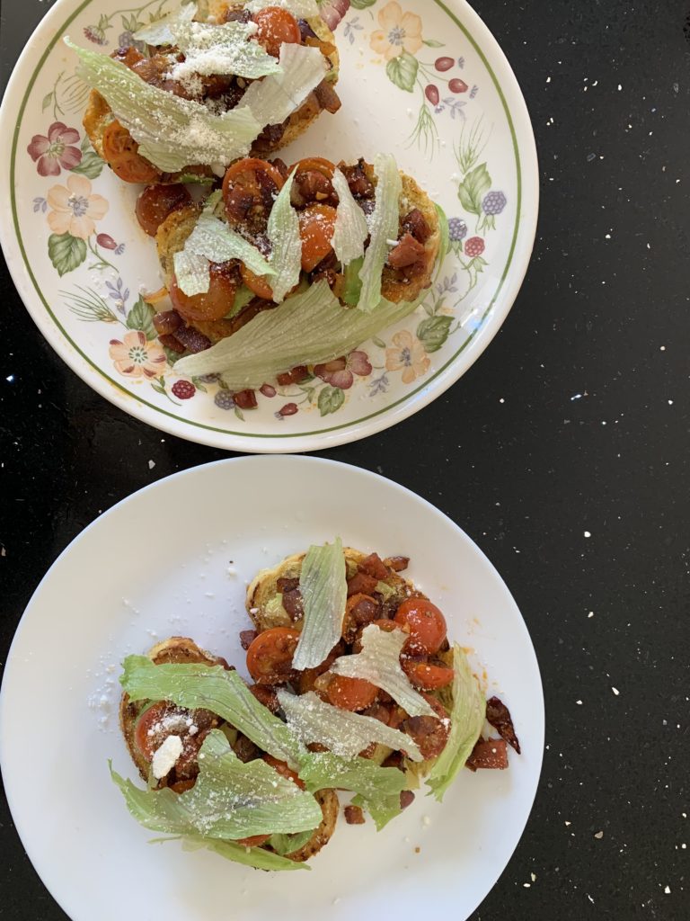 Chorizo and avocado toast