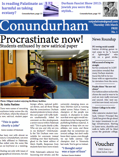 conundurham front page