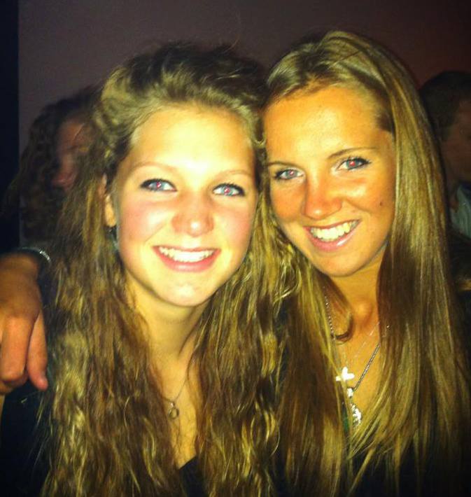 Laura Bevan (right) shows a lot of potential