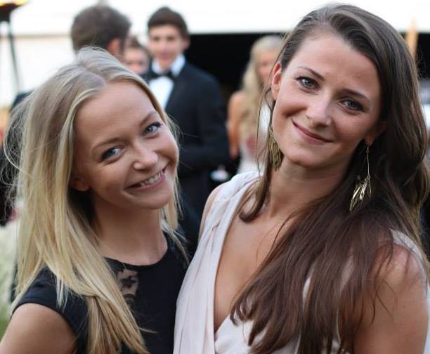Rosie Smith (right) isn;t just a pretty face, she can shift a mighty 70kg on the bench