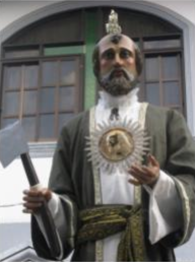 St. Jude was killed by the axe with which he is represented