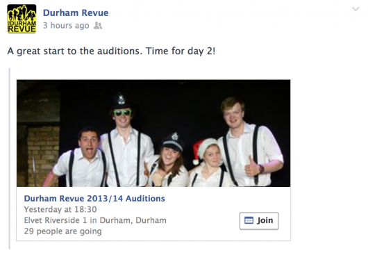 This year's revue move into their second day of auditions today down at Elvet Riverside and they've got big boots to fill.