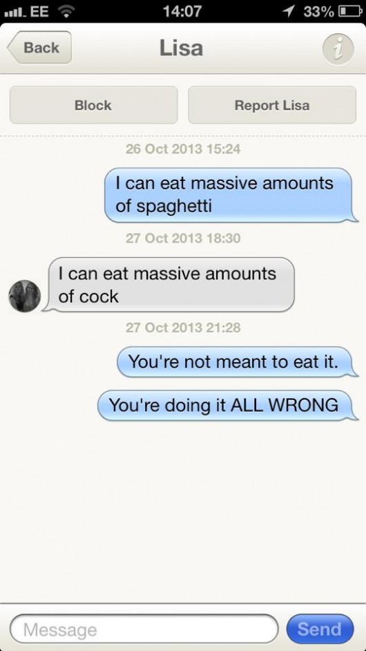 I prefer Italian (Credit: Miles Coleman)