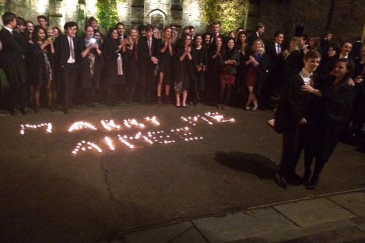 She said yes!