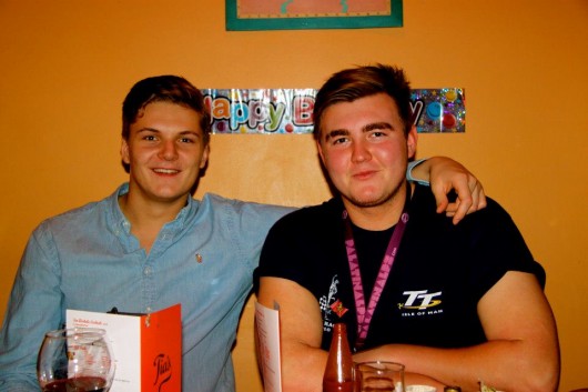 Here they are. Two of the founders, Will Donnelly (left) and Josh Barrow (right), bringing Miami2Durham.