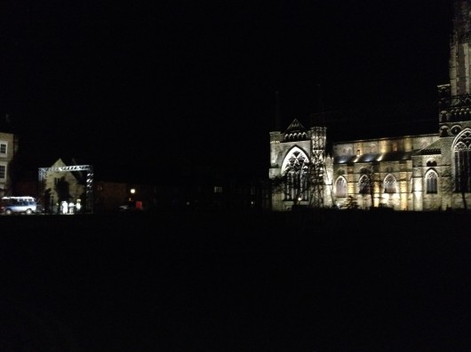 Cathedral night time