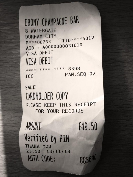 fencing fresher receipt