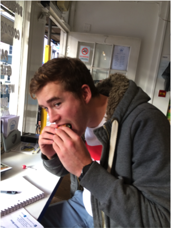Dave demolishes the BangBang Chicken
