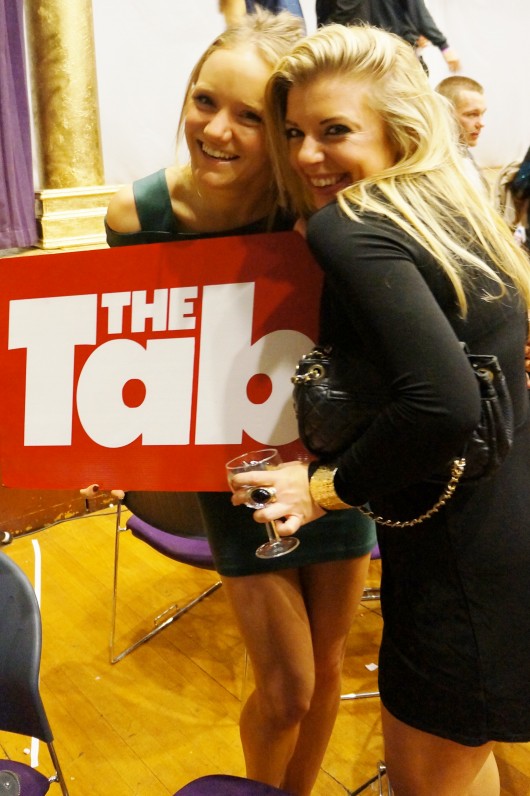Grey girls checking out the talent