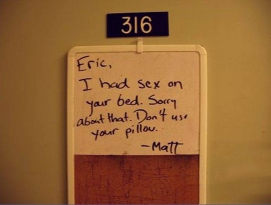 They even use your bed