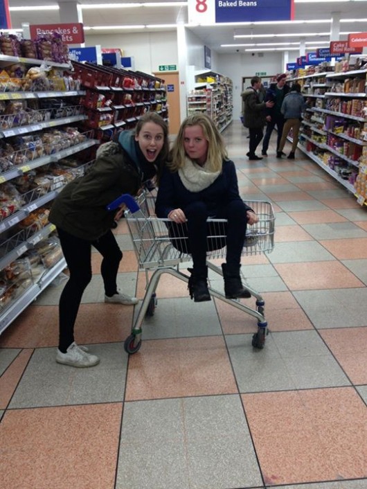 Supermarket banter