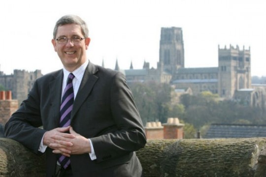 Durham’s vice-chancellor, Chris Higgins, who recently received a pay rise of £21,000