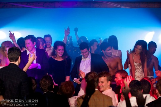Annie (centre) amidst a plethora of subconsciously racist Durham students (life according to Flo)