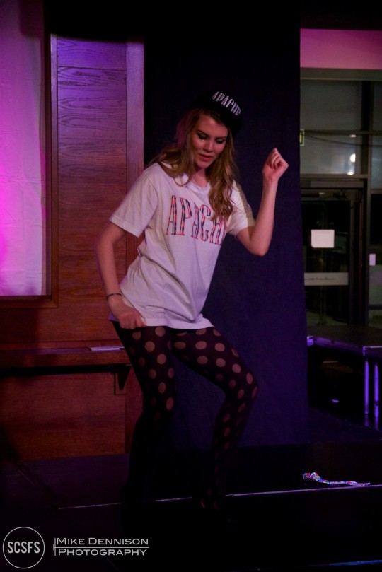 Tights by House of Holland, t-shirt by Appache Apparel