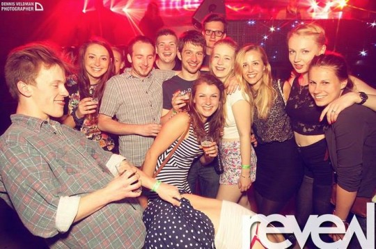 People at front - too drunk