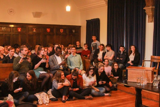 The Durham Union packed with 