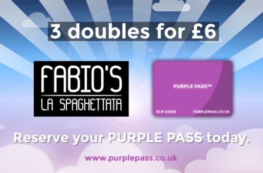 Now that Fabio's has its licence back.