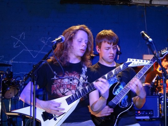 Jack now, playing with his band instead of bricks.