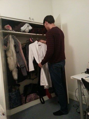 ‘I think the lab coat would look great’