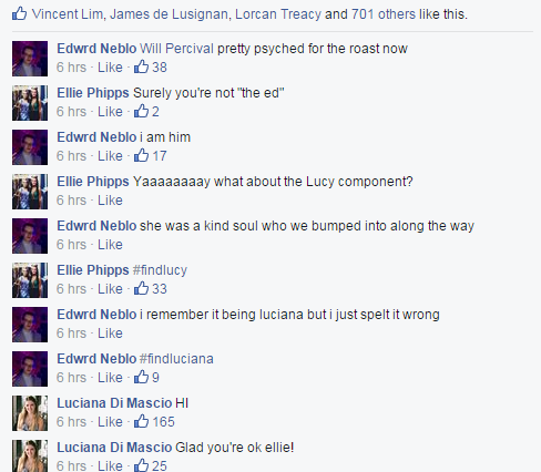 #findluciana was effective