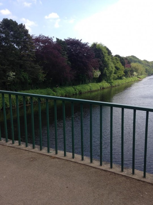 The path that leads up the river from town is notoriously poorly lit and uneven