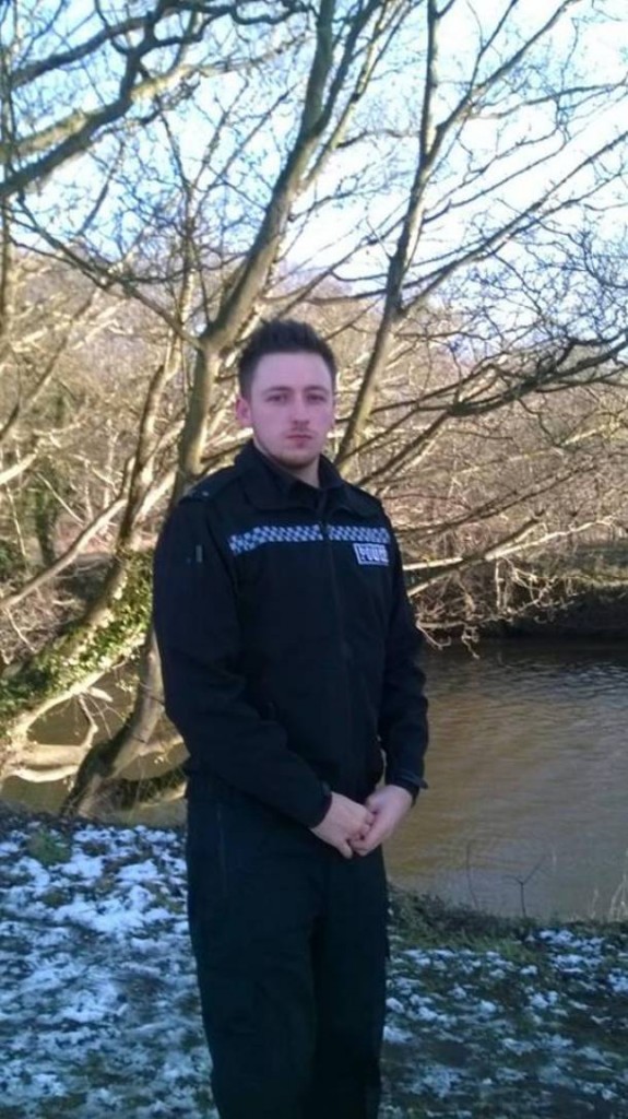 PC Cutter, pictured by Durham Constabulary.