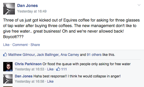 Dan Jones' post on Facebook