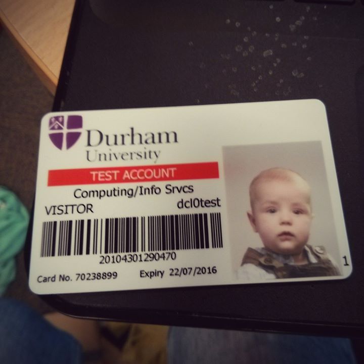 Teddy's library card