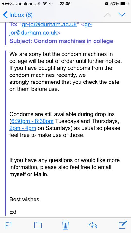 The explosive email